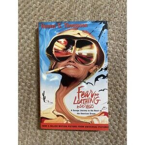 HUNTER S. THOMPSON “Fear and Loathing in Las Vegas” PAPERBACK Ralph Steadman Art